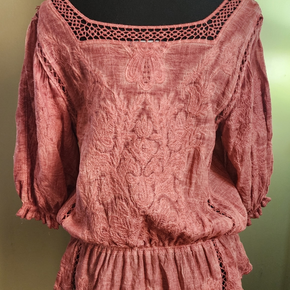 Democracy Boho Rust Top Small - Picture 9 of 11